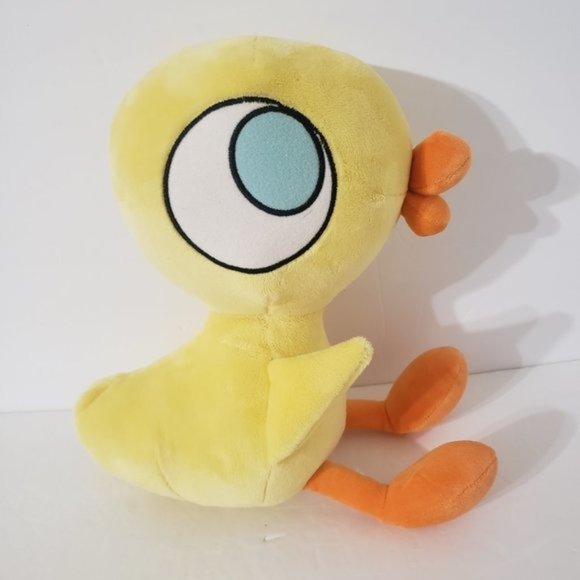 Kohls Care Stuffed Plush Chick Duck Big Head Big Eye Balls 14" - Picture 2 of 6